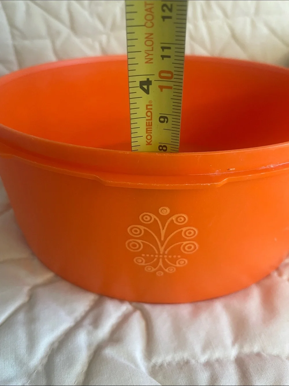 Tupperware Orange, Yellow & Green Round Storage Bowls with Lids